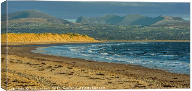 Newborough Warren Beach on Anglesey Ynys Mon Canvas Print by Nick Jenkins