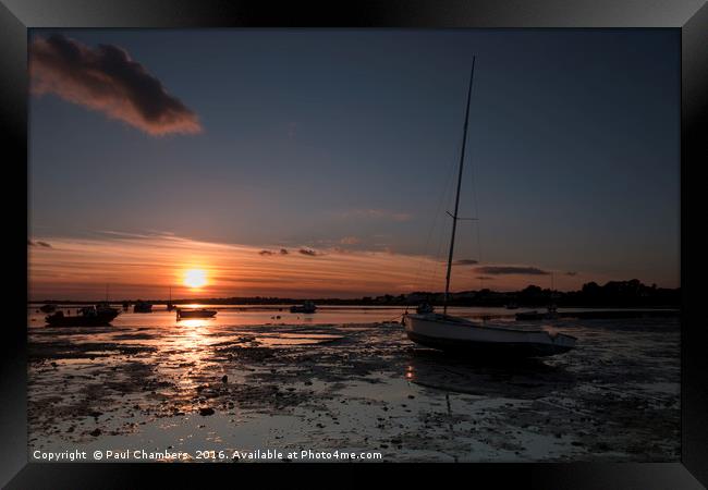 Christchurch Harbour Framed Print by Paul Chambers