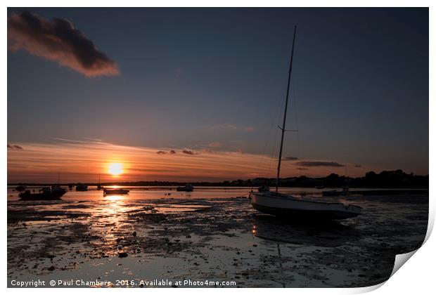 Christchurch Harbour Print by Paul Chambers
