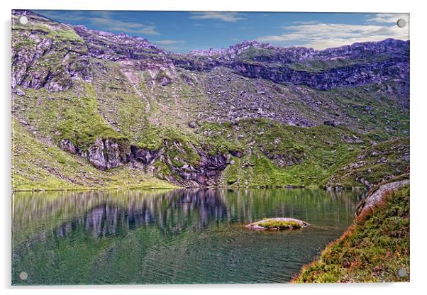 Balea Lake Acrylic by Paul Piciu-Horvat