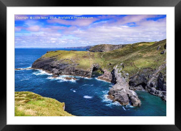 The North Cornwall Coast Framed Mounted Print by E J T Photography