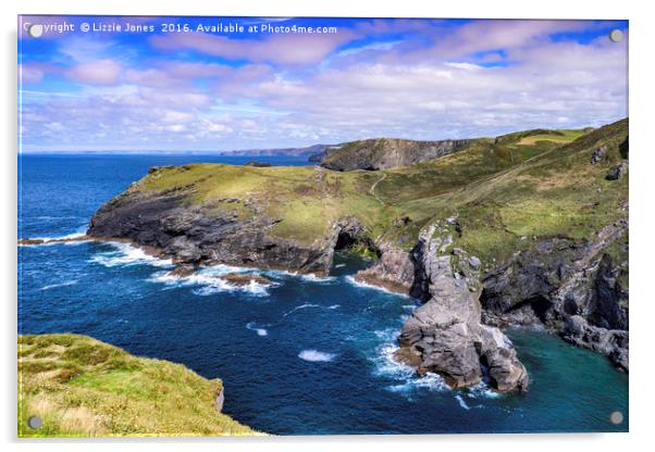 The North Cornwall Coast Acrylic by E J T Photography