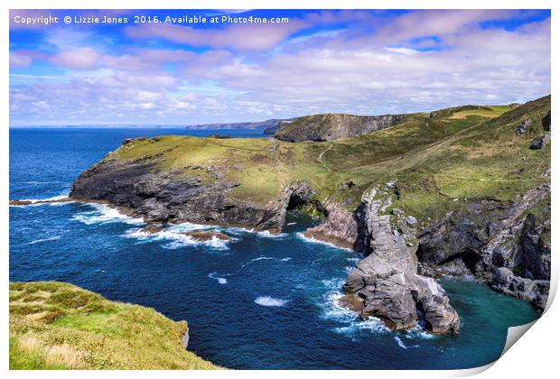 The North Cornwall Coast Print by E J T Photography