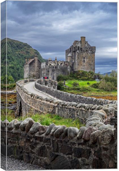 Eilean Donan Castle, Scotland Canvas Print by Arterra 