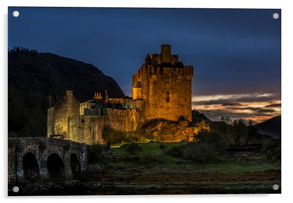 Eilean Donan Castle, Scottish Highlands Acrylic by Arterra 