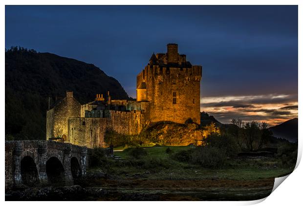 Eilean Donan Castle, Scottish Highlands Print by Arterra 