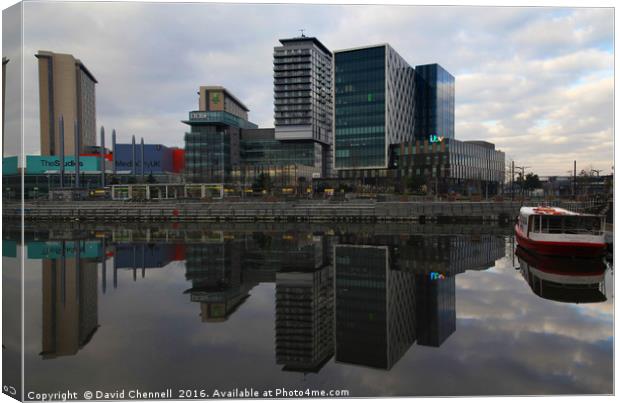 Media City  Canvas Print by David Chennell