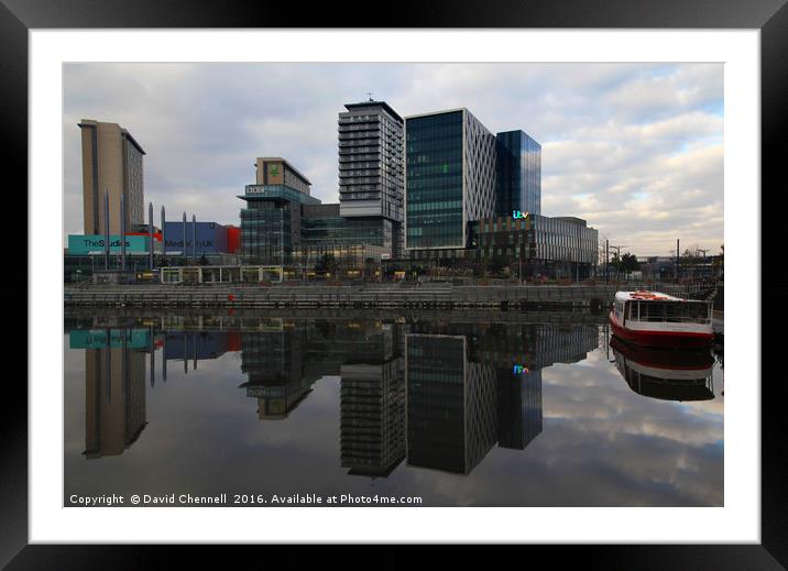 Media City  Framed Mounted Print by David Chennell