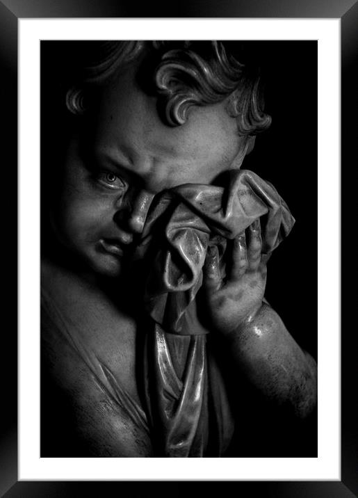 Cherub Tears Framed Mounted Print by Adrian Wilkins