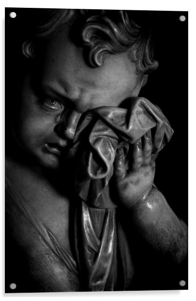 Cherub Tears Acrylic by Adrian Wilkins