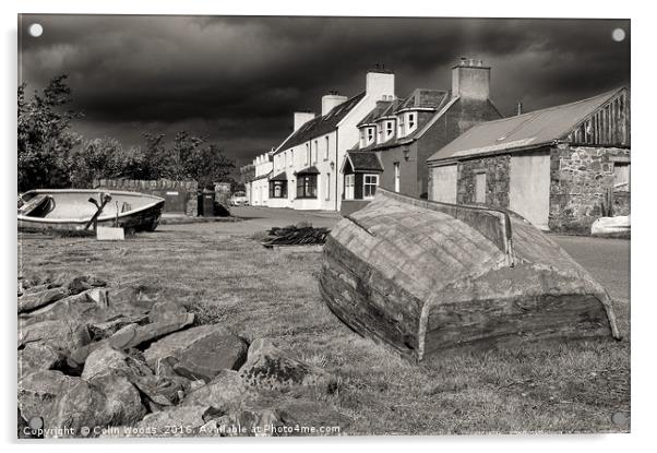 Shieldaig Summer Storm Acrylic by Colin Woods