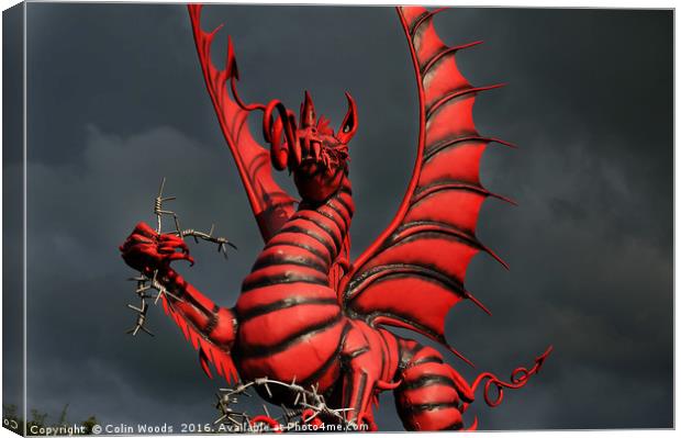 The Mametz Dragon Canvas Print by Colin Woods
