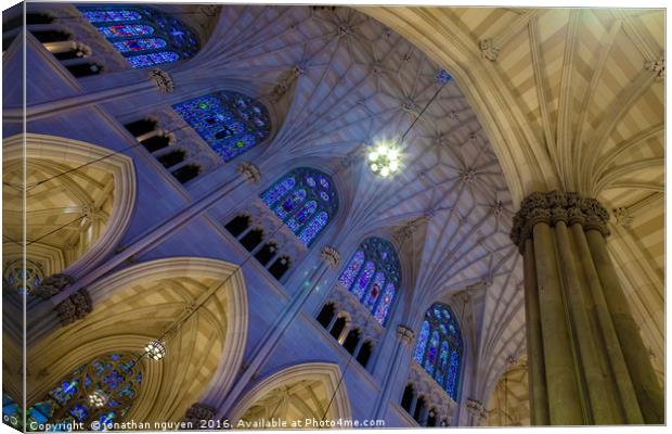 Structure of St. Patrick 3 Canvas Print by jonathan nguyen