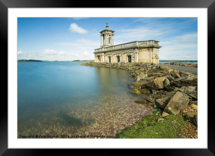 Morning At Normanton Church Framed Mounted Print by Pete Holyoak