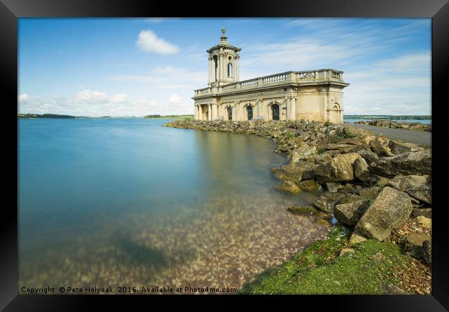 Morning At Normanton Church Framed Print by Pete Holyoak