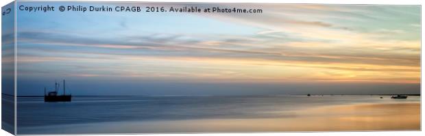 Lytham Sunset Canvas Print by Phil Durkin DPAGB BPE4