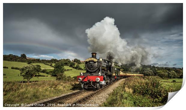 7822 Foxcote Manor at Esk Valley Print by David Oxtaby  ARPS