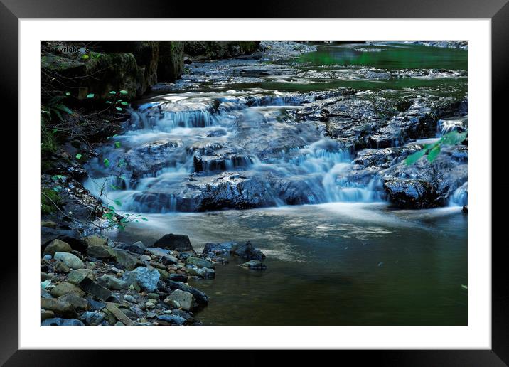 RAW STEP DOWN Framed Mounted Print by andrew saxton