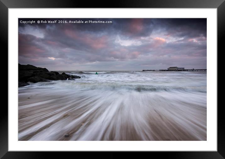 Motion in the Ocean Framed Mounted Print by Rob Woolf