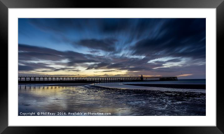 Blyth beach at sunrise  Framed Mounted Print by Phil Reay