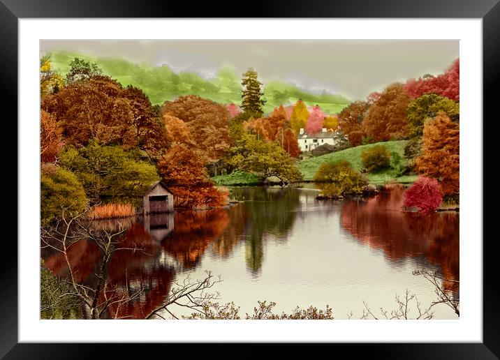 Rydal Water , Cumbria  Framed Mounted Print by Irene Burdell