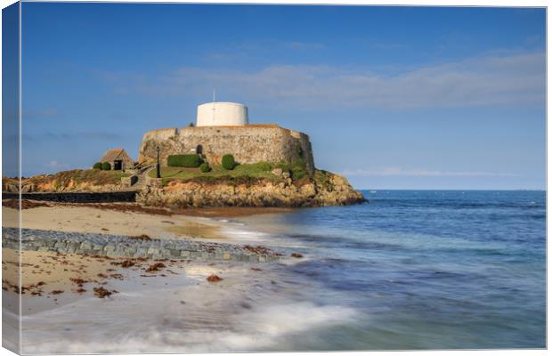 Fort Grey Guernsey      Canvas Print by chris smith