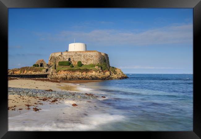 Fort Grey Guernsey      Framed Print by chris smith