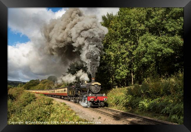 7822 Foxcote Manor heading to Green End Framed Print by David Oxtaby  ARPS