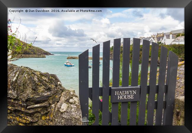 Halwyn's View Framed Print by Dan Davidson