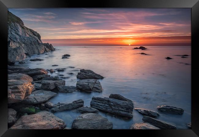 Sunset Anglesey Framed Print by John Durkin