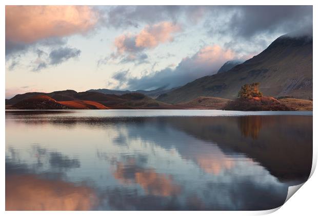 Cregennen lakes with Cader Idris Print by Rory Trappe