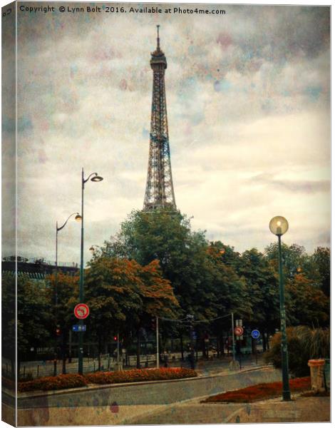Eiffel Tower Paris Canvas Print by Lynn Bolt