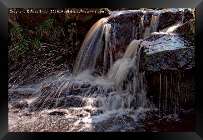 Greenfield Brook Framed Print by Andy Smith