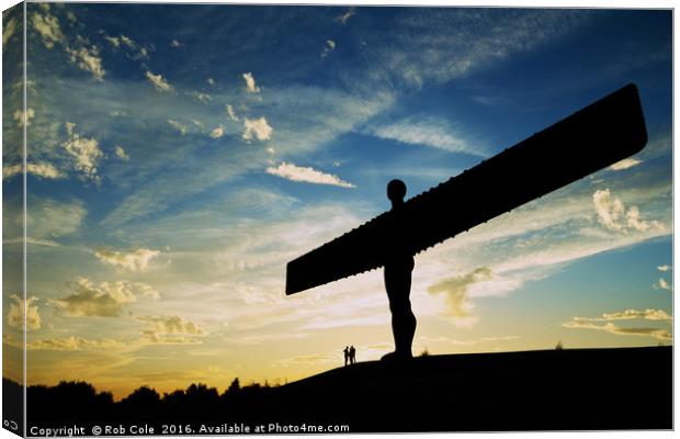 Angel of the North, Newcastle-Gateshead Canvas Print by Rob Cole