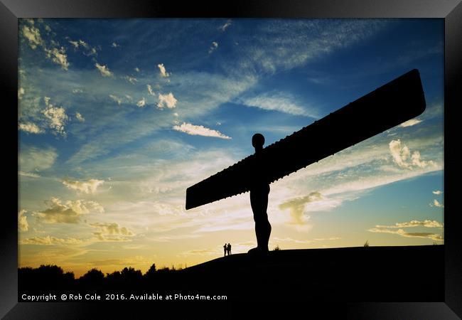 Angel of the North, Newcastle-Gateshead Framed Print by Rob Cole