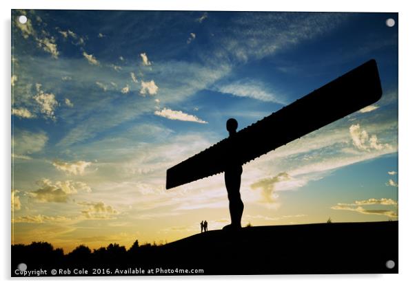 Angel of the North, Newcastle-Gateshead Acrylic by Rob Cole