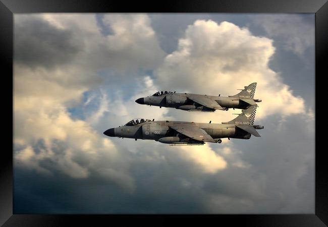 Sea Harriers Framed Print by J Biggadike