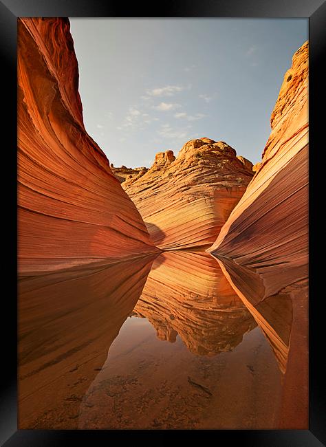 The Wave, Arizona Framed Print by Sandra Kepkowska