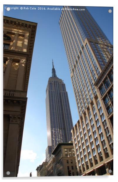 Empire State Building, New York City, USA Acrylic by Rob Cole