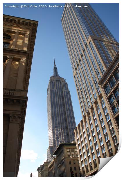Empire State Building, New York City, USA Print by Rob Cole