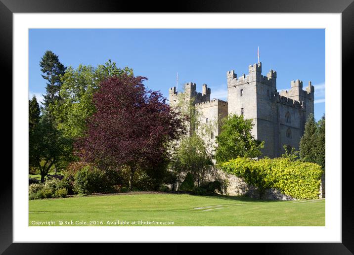 Langley Castle, Langley, Hexham, Northumberland, E Framed Mounted Print by Rob Cole