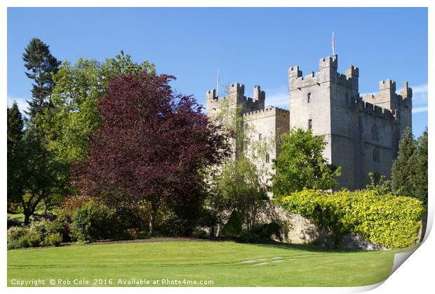 Langley Castle, Langley, Hexham, Northumberland, E Print by Rob Cole