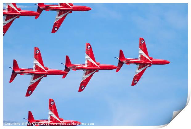 Precision in Motion The Red Arrows Print by Rob Cole