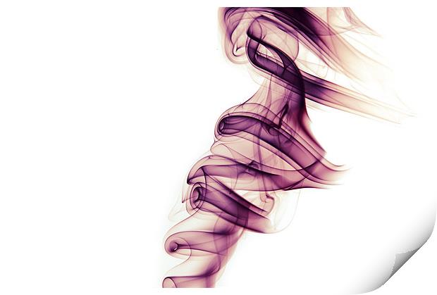 Smoke Dance Print by mike fendt