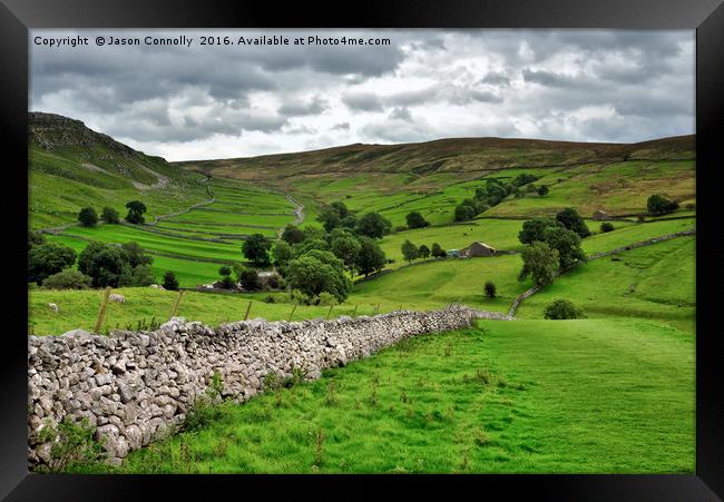 The Dales Framed Print by Jason Connolly