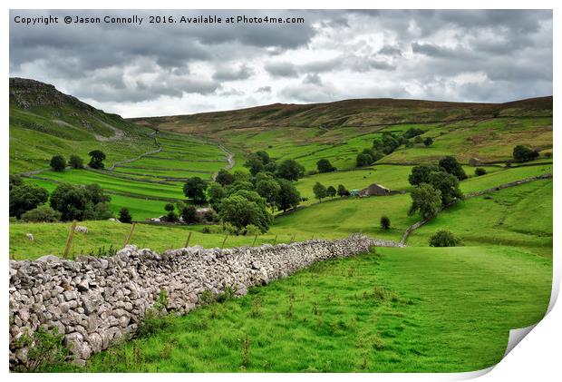 The Dales Print by Jason Connolly