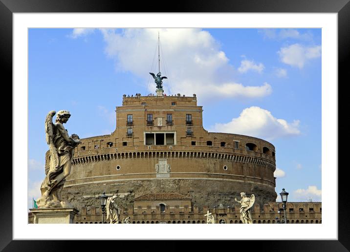 Castel Sant'Angelo  Framed Mounted Print by Tony Murtagh