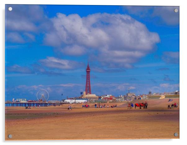 Blackpool Acrylic by Victor Burnside