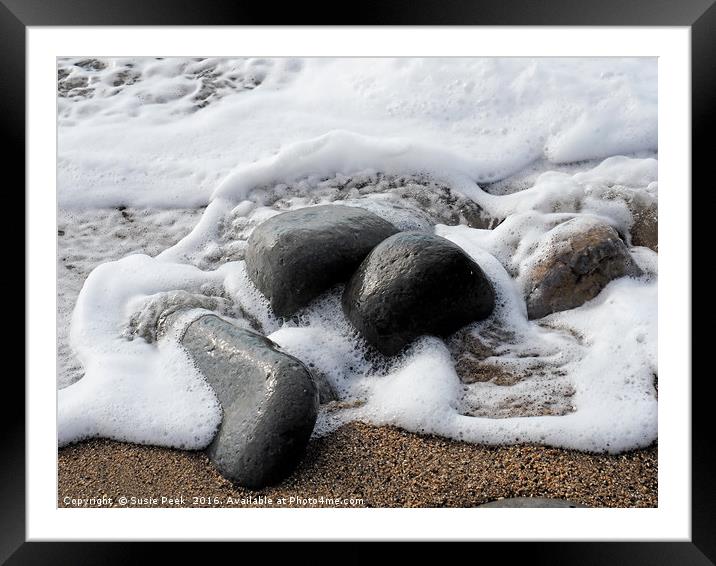 Stone-Washed Framed Mounted Print by Susie Peek