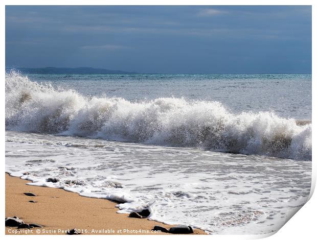 Stormy Sea Colours Print by Susie Peek